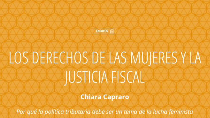 «Por qué la política tributaria debe ser un tema de la lucha feminista»