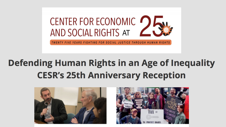 CESR at 25: Defending Human Rights in an Age of Inequality