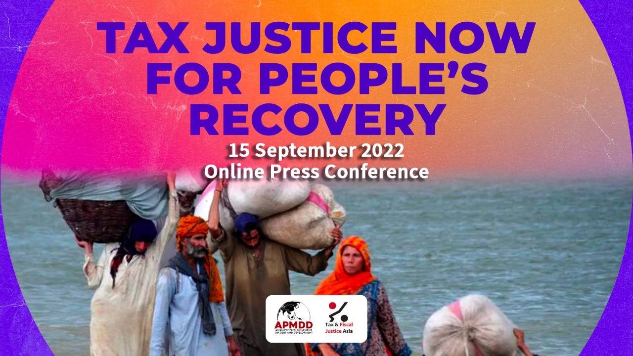 TAFJA Press Conference «Tax Justice Now for People’s Recovery»