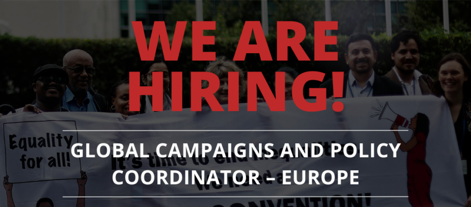 Job Description: Campaigns and Policy Coordinator – Europe