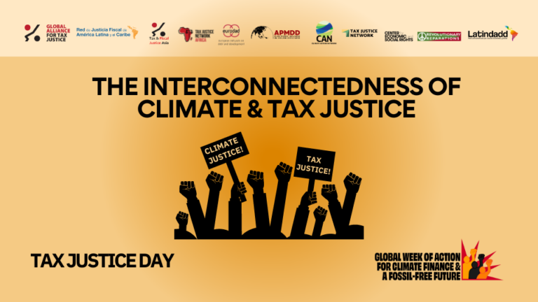 Climate & Tax Justice Advocates Call on Governments to Tax Polluters