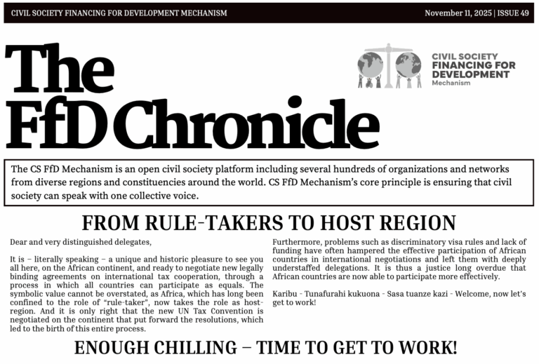 FfD Chronicle: Time to get to work!
