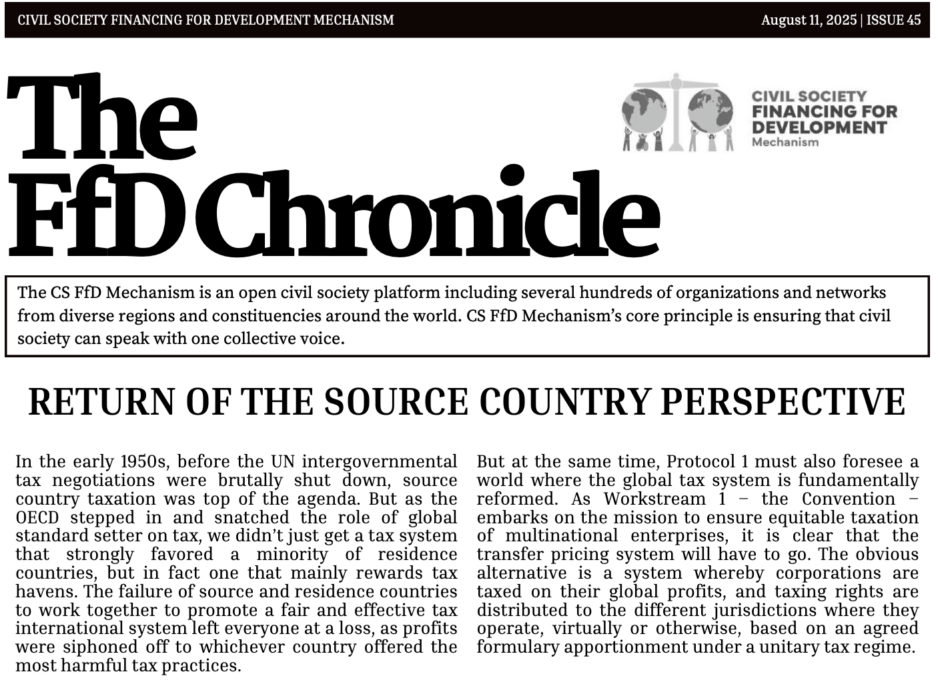 La Chronique du FfD : Perspective du pays source, le grand retour