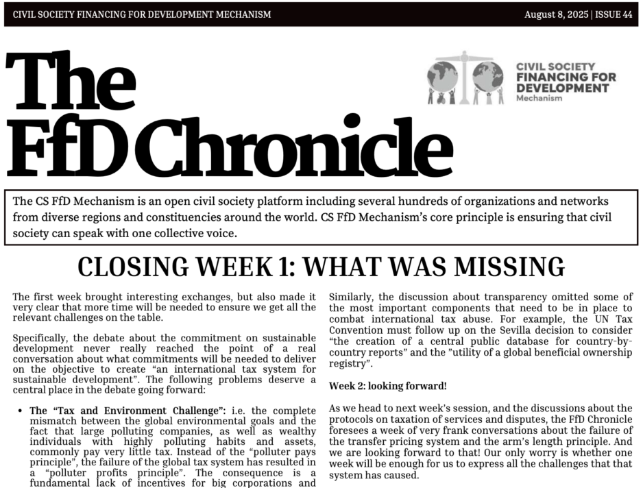 La Chronique du FfD : Cloture de la 1ere semaine