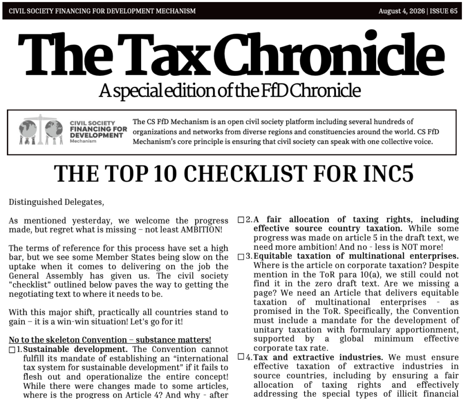 The Top 10 Checklist for INC5