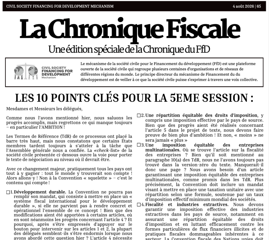Les 10 points clés pour la 5eme session