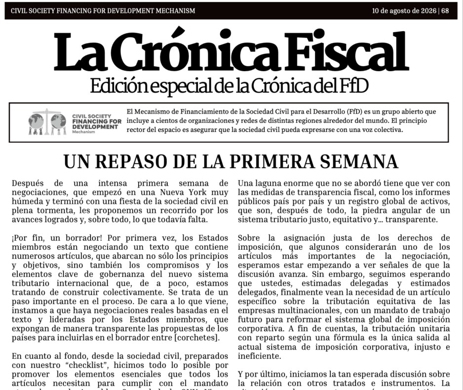 Un repaso de la primera semana