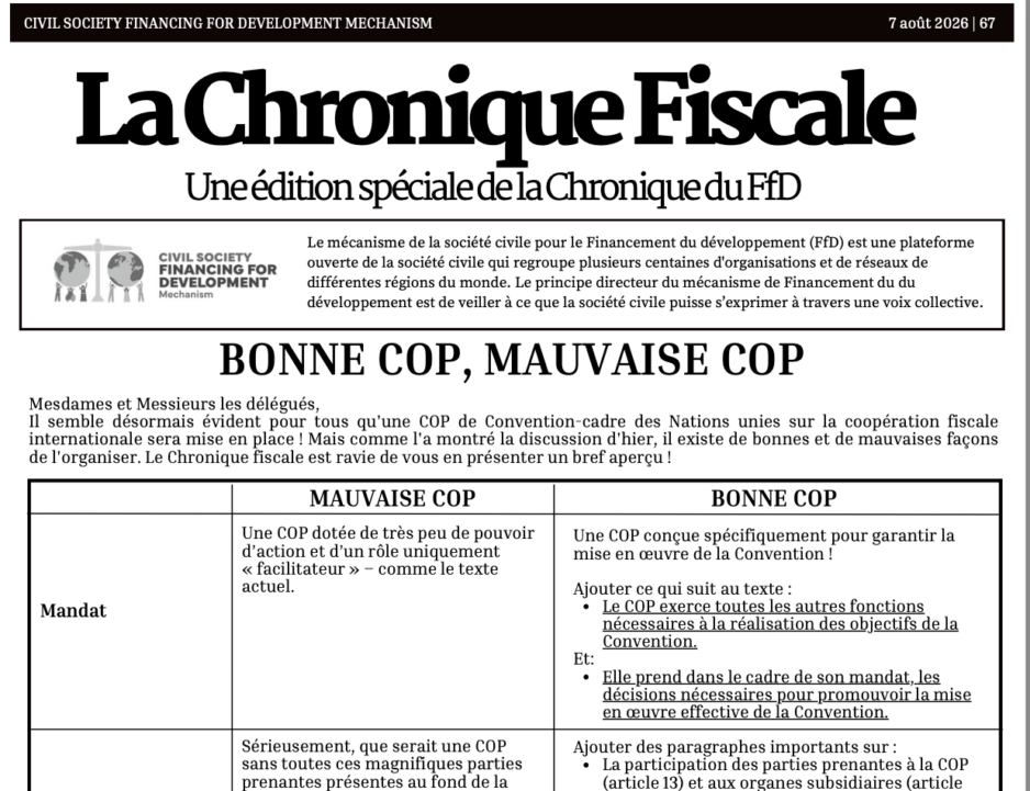 Bonne COP, mauvaise COP
