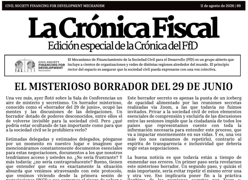 El misterioso borrador del 29 de junio